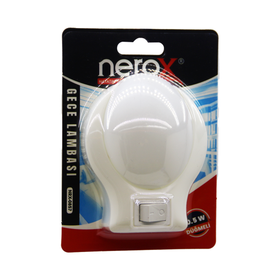 NEROX NRX-0857 ( ELİPS ) ANAHTARLI GECE LAMBASI 0.5W*240