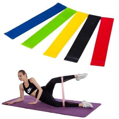 BUFFER®  5li Egzersiz Direnç Bant Seti Pilates Crossfit Ekipmanları