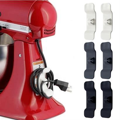 Buffer 6’lı Pratik Kablo Toparlayıcı Yapışkanlı Klips Mutfak Air Fryer Kettle Kahve Tost Makinası