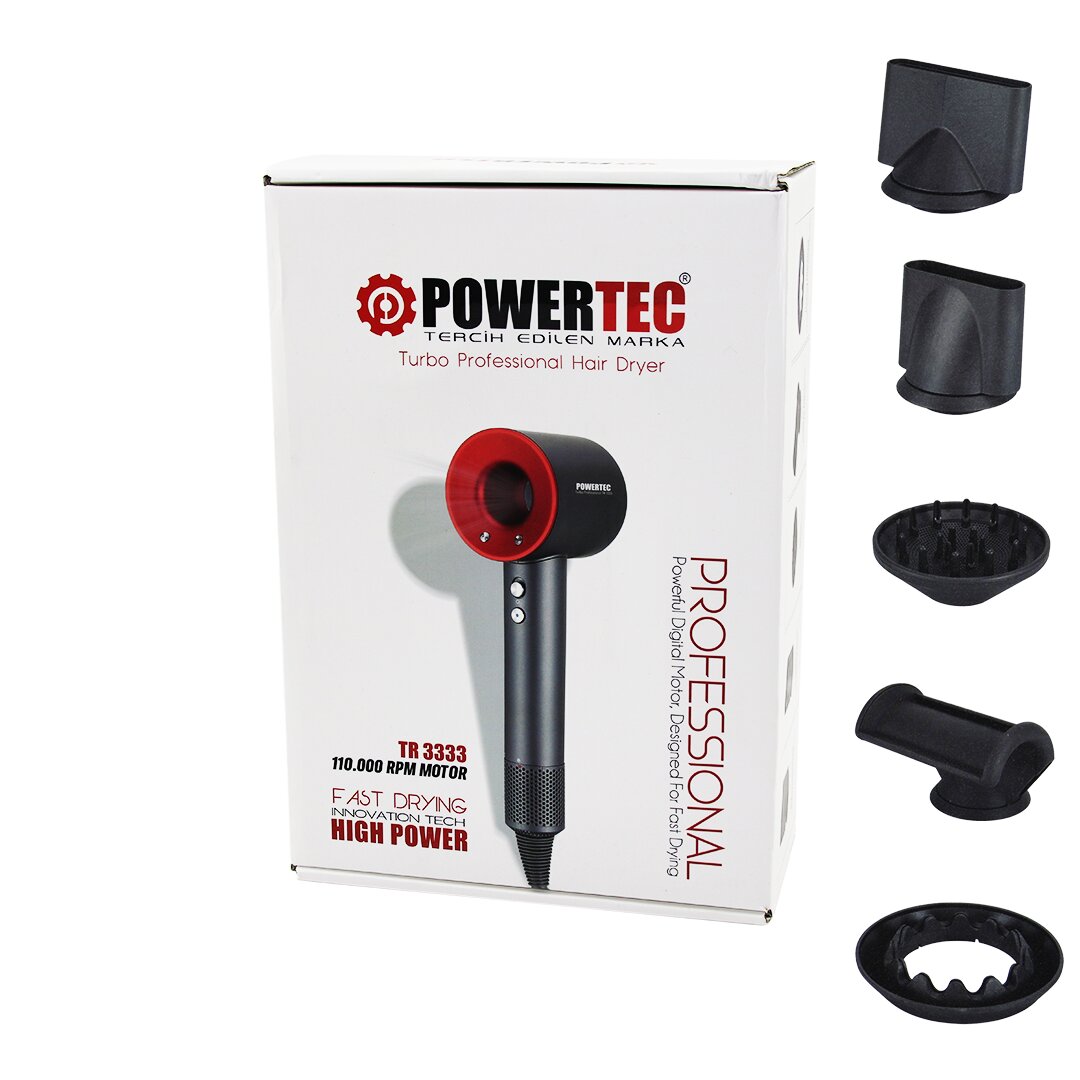 POWERTEC%20TR-3333%20PLAZMA%20SAÇ%20KURUTMA%20&%20FÖN%20MAKİNESİ%20TURBO%20PROF.%20(%205PCS%20UÇ%20&%203%20KADEME%20SICAKLIK%20&%20HASSASİYET%20HIZLI%20KURUTMA%20)*10