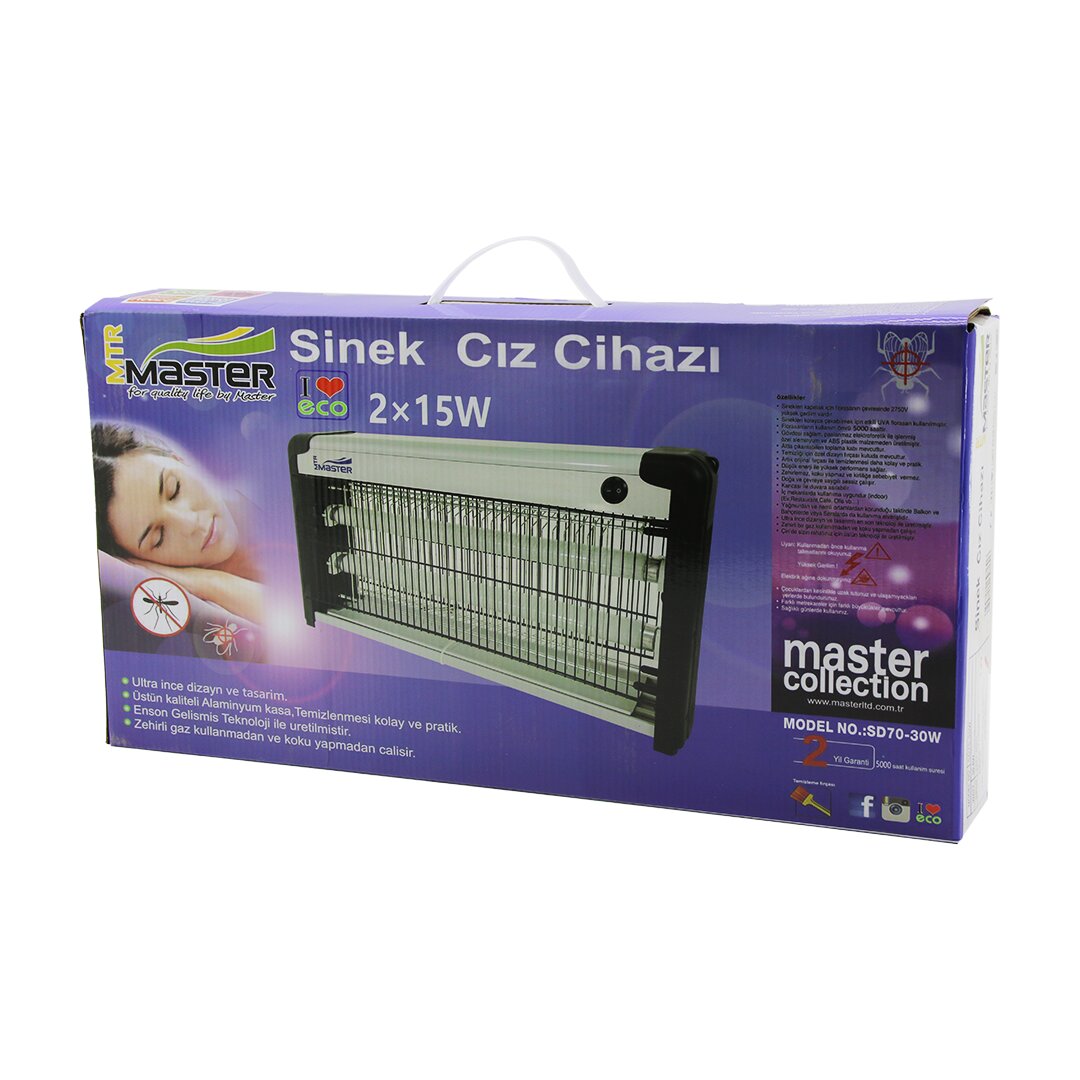 MASTER%20SD-70-30W%20%20(%20MOR%20KUTU%20)%20SİNEK%20ÖLDÜRÜCÜ%20CIZ%20(%202X15W%20)*8