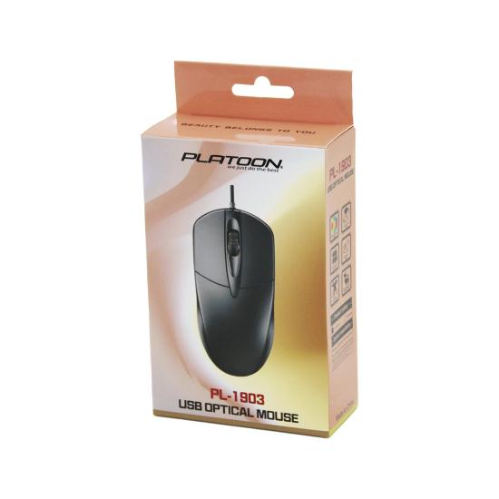 PLATOON PL-1903 ( USB KABLOLU ) OPTICAL MOUSE ( KUTULU AMBALAJ )*200