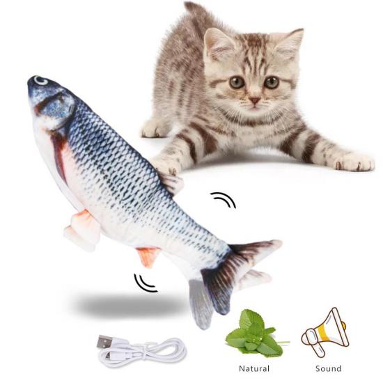 Balık Şeklinde Kedi Köpek Oyuncağı