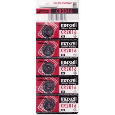 Maxell CR2016 3V Lityum Düğme Pil 5’li Paket