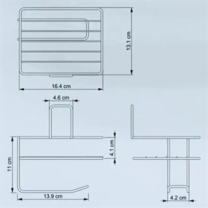 BUFFER®%20Kendiliğinden%20Yapışkanlı%20Tuvalet%20Kağıdı%20Tutacağı%20ve%20Yedek%20Raf%20-%20Siyah%20Modern%20Metal%20Tasarım